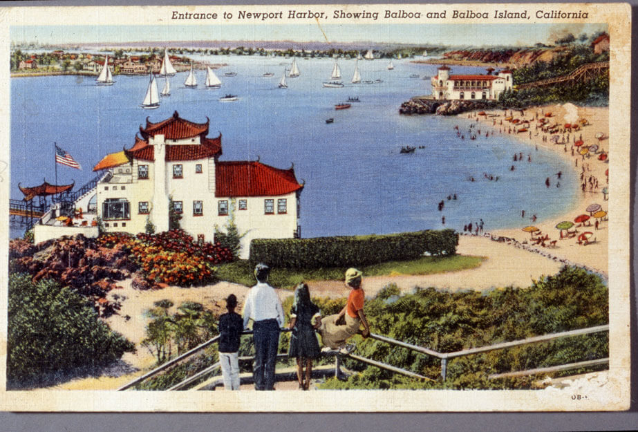 Postcard of China House, Newport Beach, ca. 1945