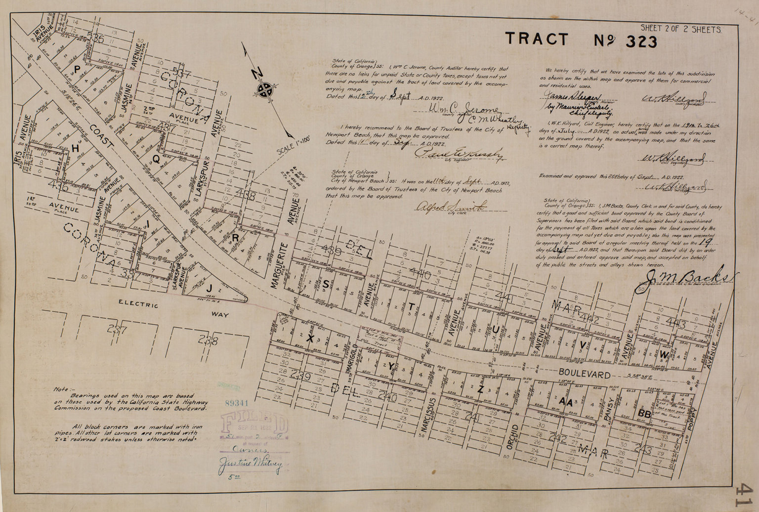 You Could Have Lived on Pansy Street A History of Corona del Mar's