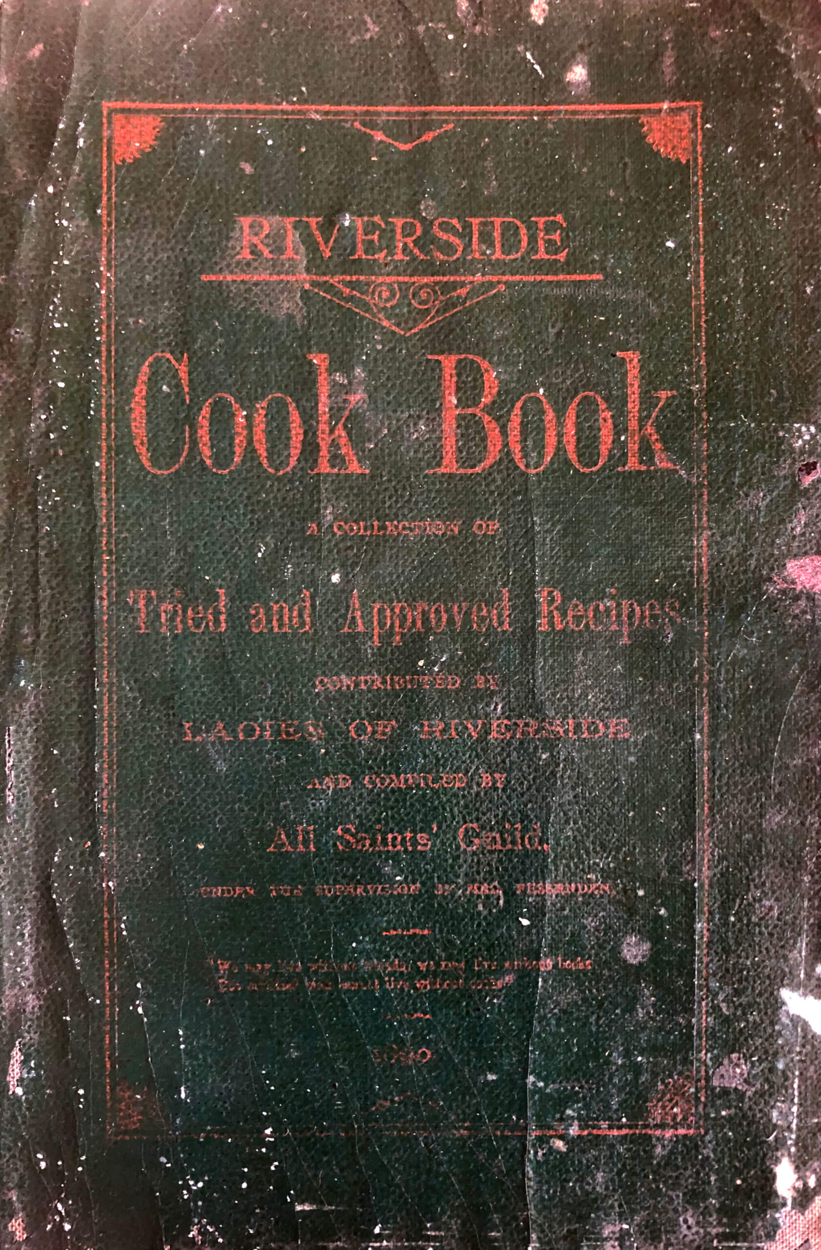 Cover of the All Saints' Guild of Riverside Cook Book