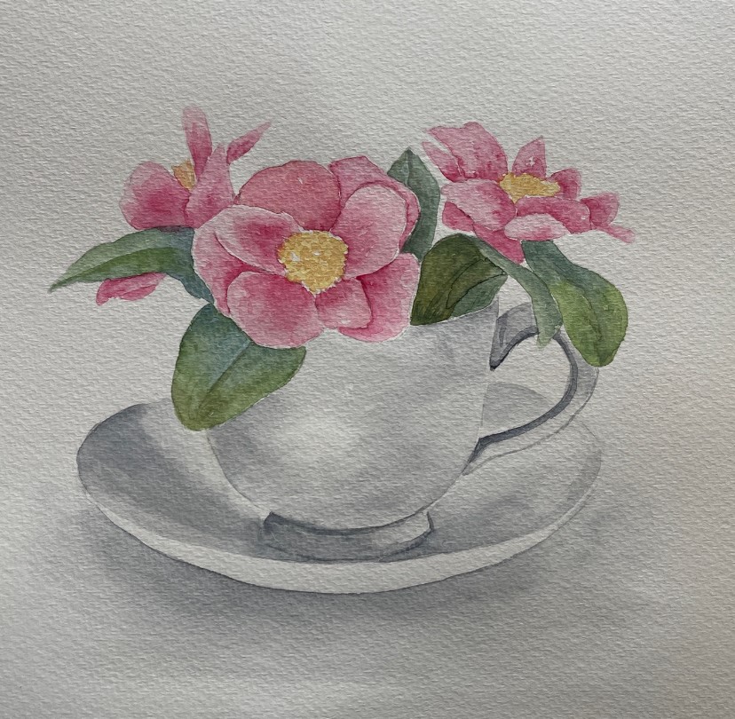 Watercolor Class - Teacup | Sherman Library and Gardens