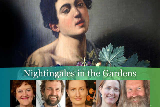 "All the Pleasures" Baroque Music Festival, Corona del Mar 2024 - Nightingales in the Gardens
