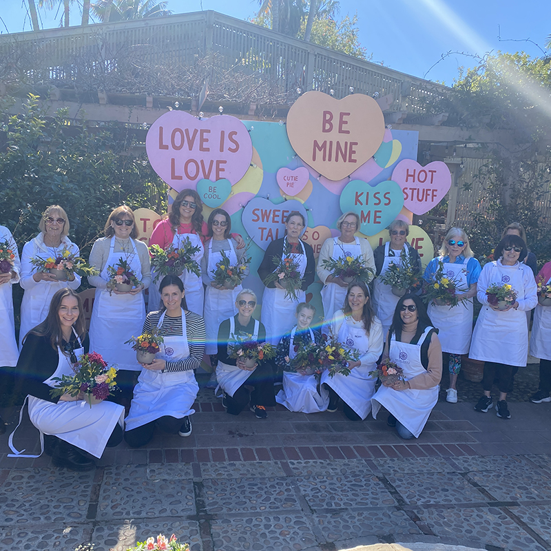 Galentine’s Day Bexbloomz Floral Workshop