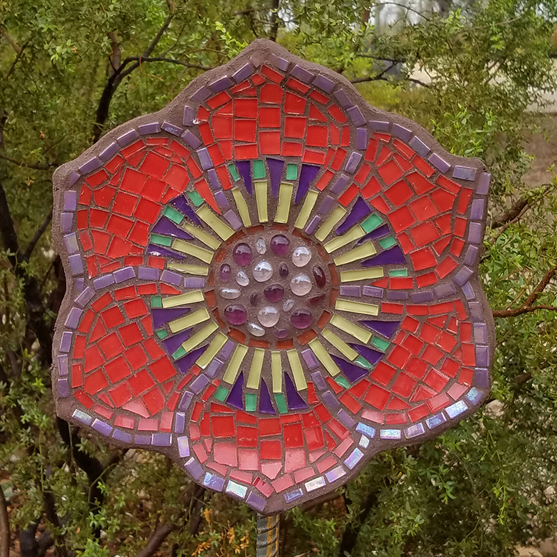 Mosaic Class: Flower Stake