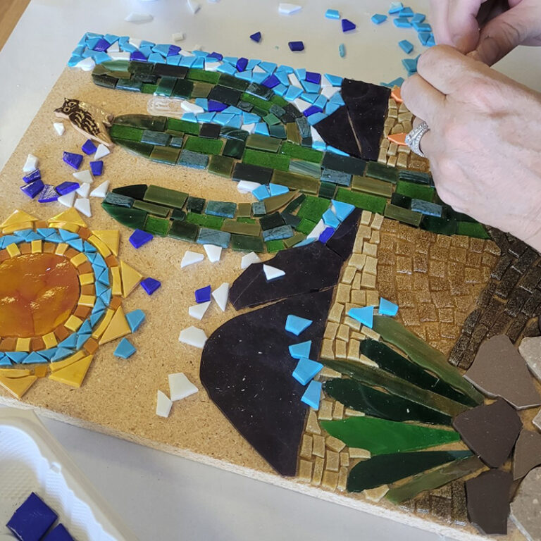 Mosaic Class: Landscape Panel