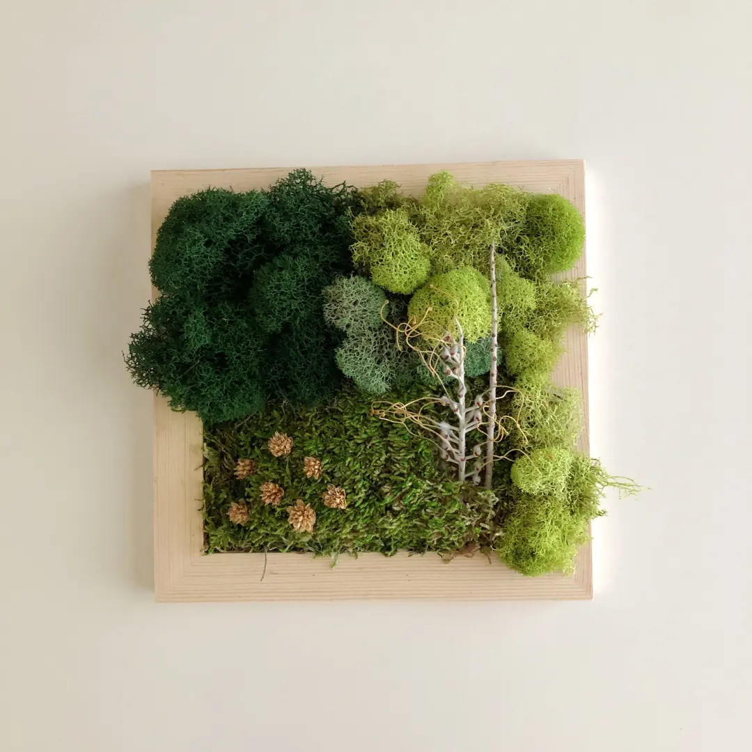 Modern Moss Wall Art