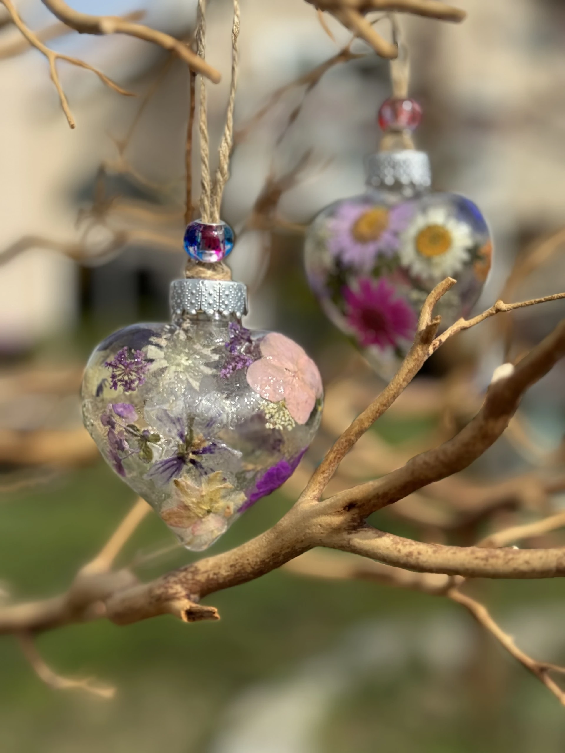 Floral Valentine Suncatchers