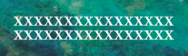 White Xs form two horizontal rows centered on a textured green and blue background, evoking the lush vibrancy of Grow The Gardens and the serene majesty of Crown of the Sea.