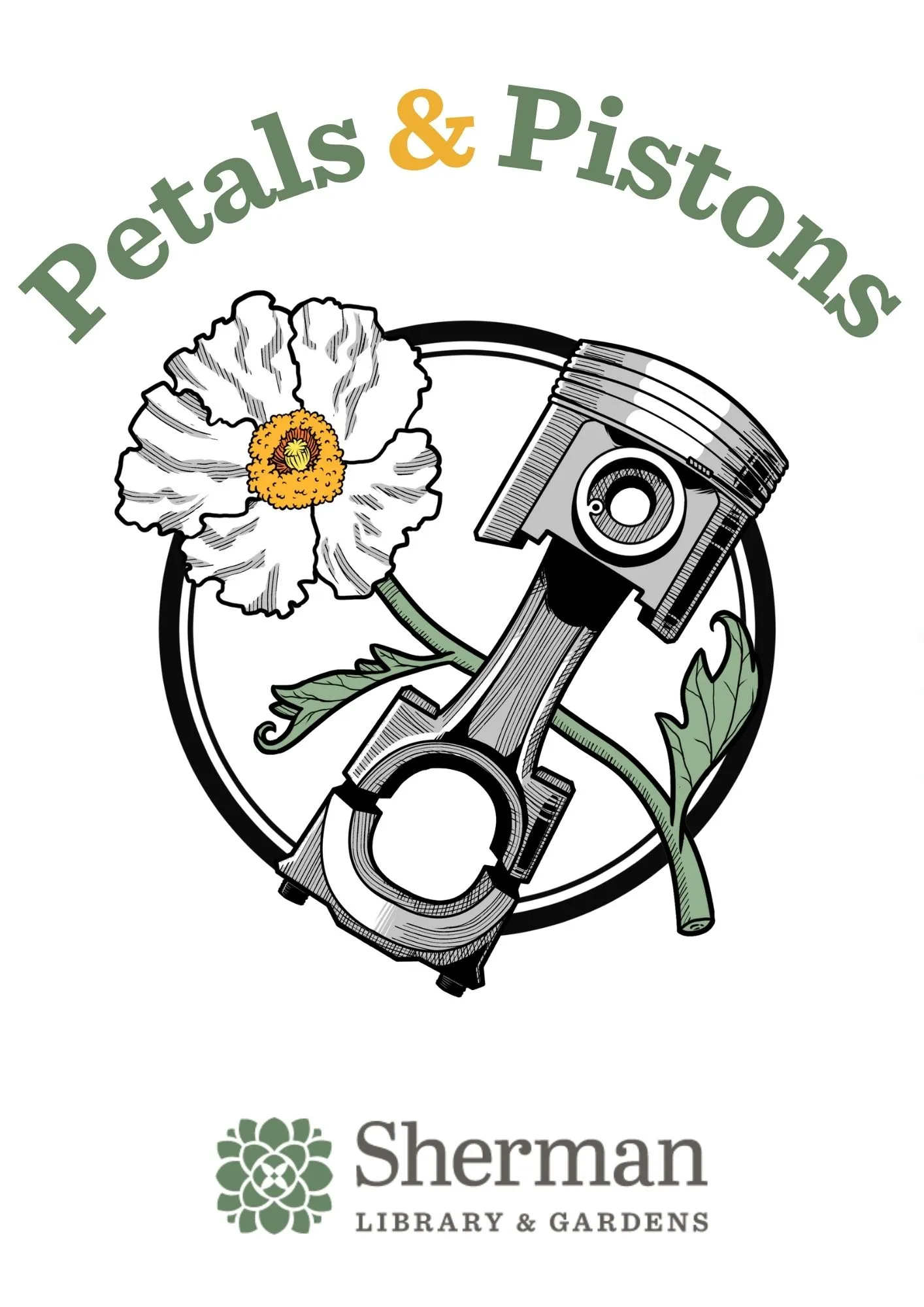 Petals & Pistons Sign